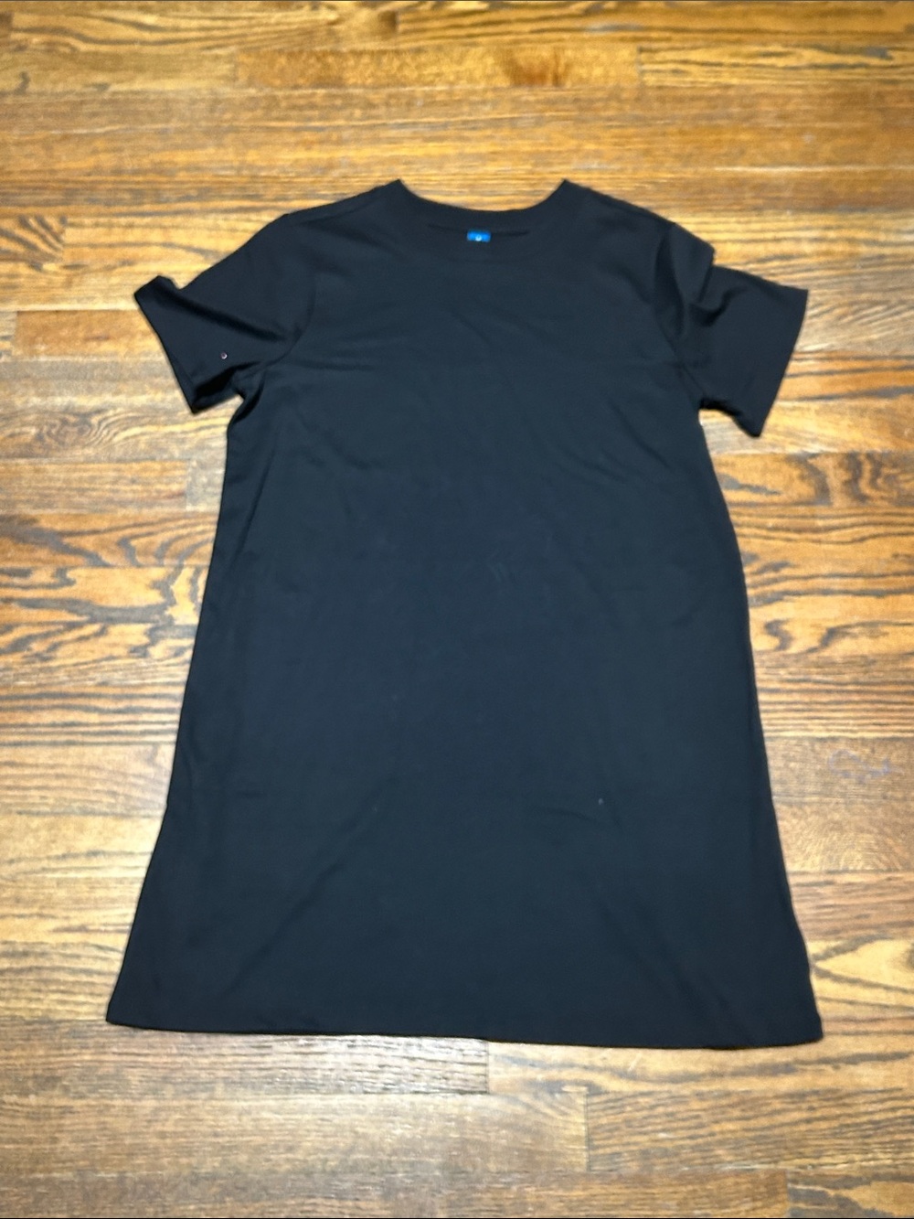 Old Navy Black Short-Sleeve T-Shirt Dress